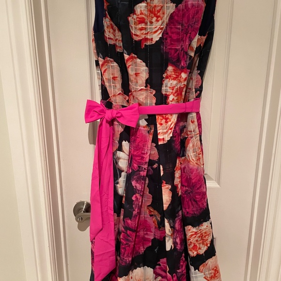Eliza J floral fit and flare dress - Picture 1 of 2